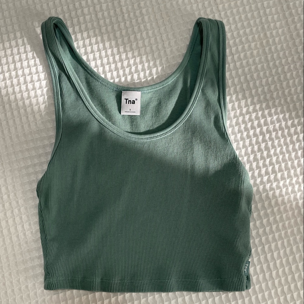 Tna Cropped Ribbed Tank